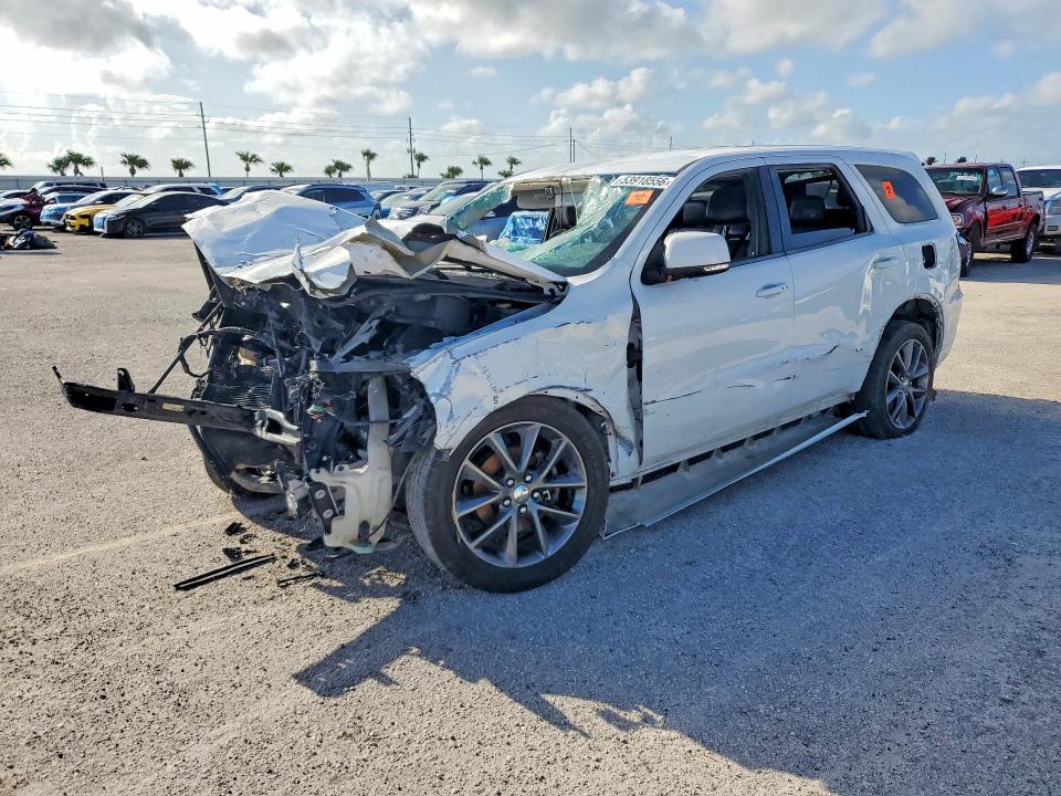 53918556 :رقم المزاد ، 1C4RDJDG3JC186738 vin ، 2018 Dodge Durango مزاد بيع