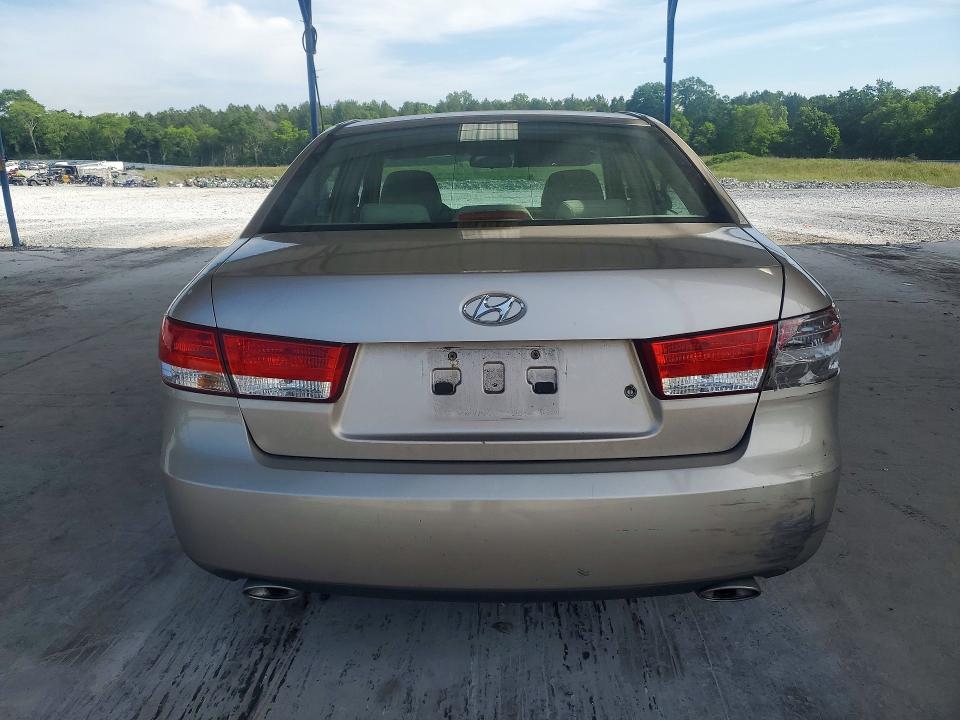 2006 Hyundai Sonata მანქანა იყიდება აუქციონზე, vin: 5NPEU46F66H025168, აუქციონის ნომერი: 53371146