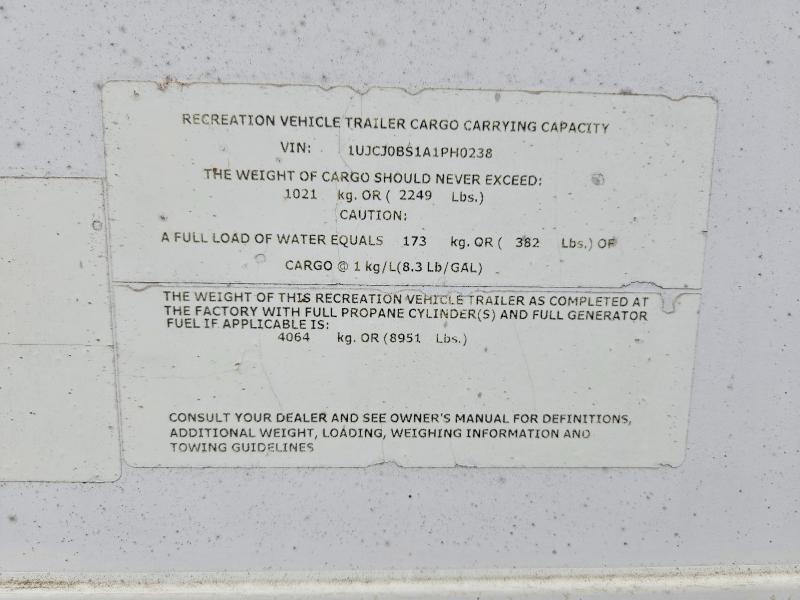 Продажа на аукционе авто 2010 Jayco Eagle, vin: 1UJCJ0BS1A1PH0238, номер лота: 53182956