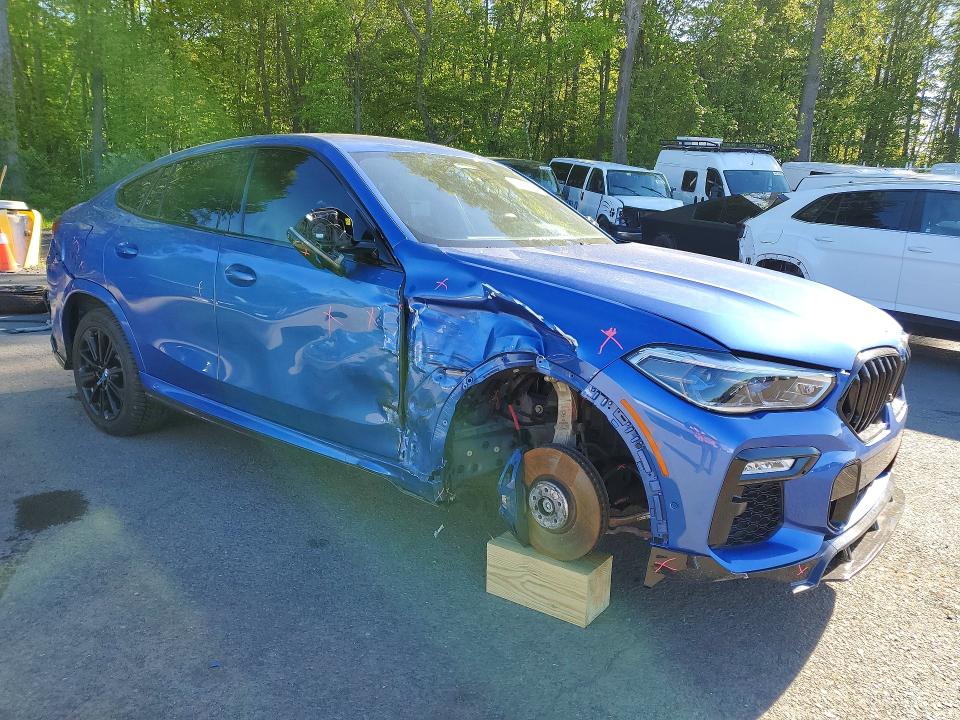 53077436 :رقم المزاد ، 5UXCY8C07L9B19603 vin ، 2020 Bmw X6 مزاد بيع