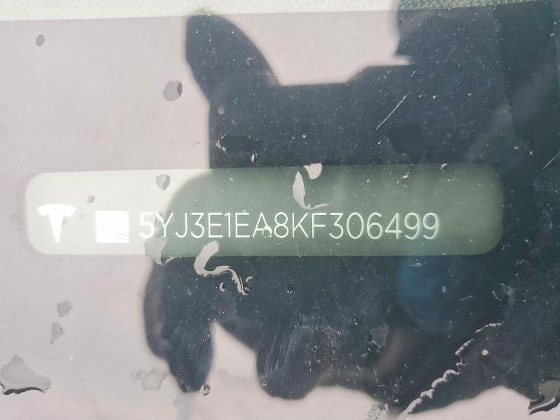 Aukcja sprzedaży 2019 Tesla Model 3, vin: 5YJ3E1EA8KF306499, numer aukcji: 53608456