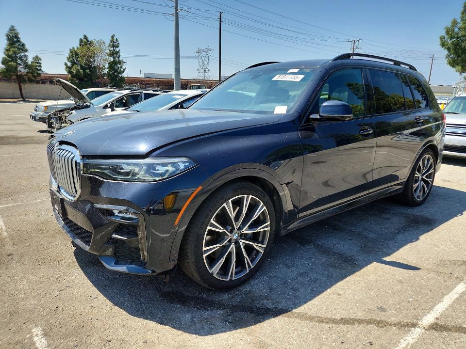 2020 Bmw X7 მანქანა იყიდება აუქციონზე, vin: 5UXCW2C00L9A00911, აუქციონის ნომერი: 51917556