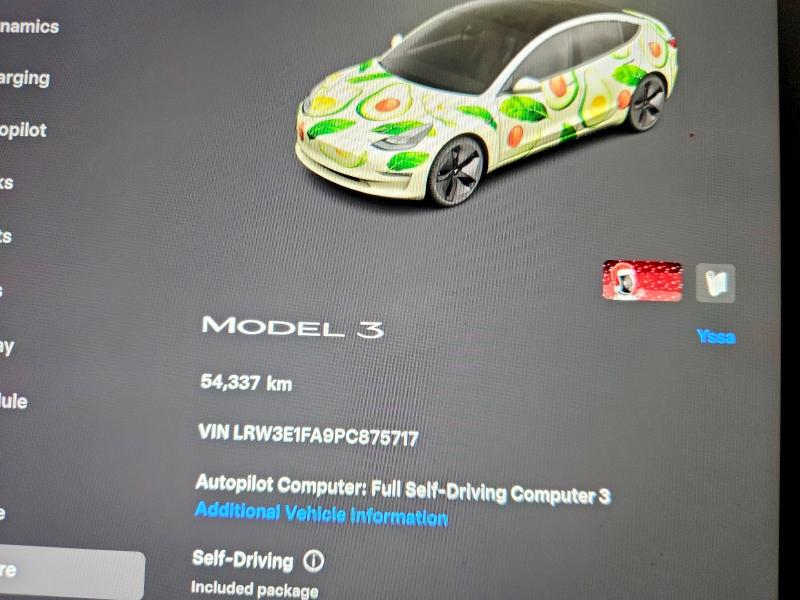 Продажа на аукционе авто 2023 Tesla Model 3, vin: LRW3E1FA9PC875717, номер лота: 52931026