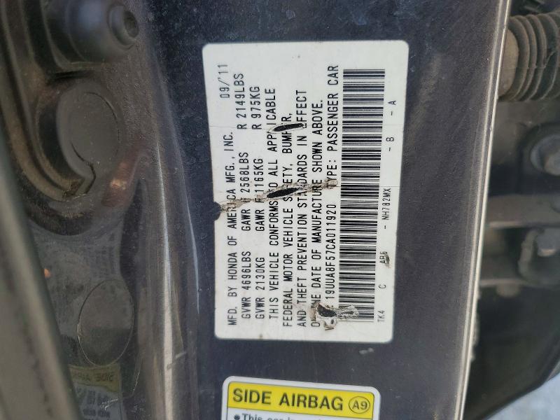 Продаж на аукціоні авто 2012 Acura Tl, vin: 19UUA8F57CA011920, номер лоту: 54054846