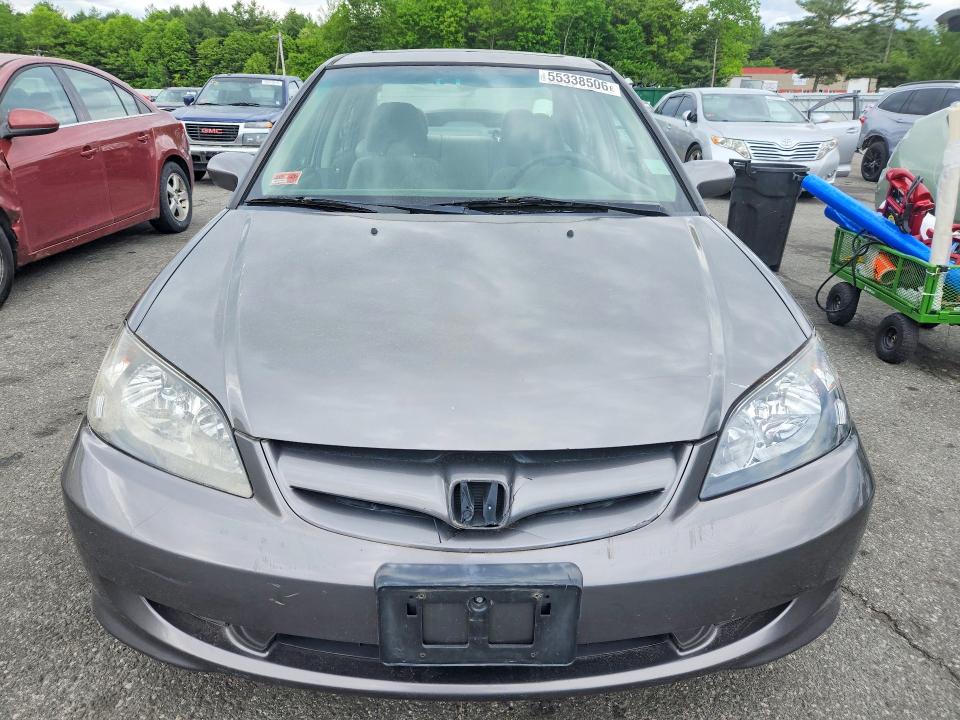 55338506 :رقم المزاد ، 2HGES267X4H601516 vin ، 2004 Honda Civic مزاد بيع