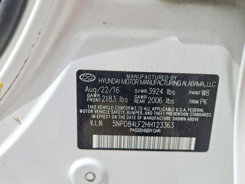 Продаж на аукціоні авто 2017 Hyundai Elantra, vin: 5NPD84LF2HH123363, номер лоту: 55529746
