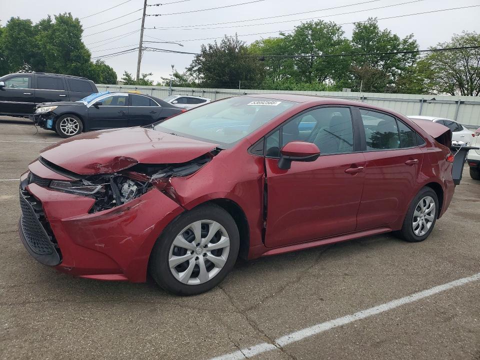 55697806 :رقم المزاد ، 5YFEPMAE7NP348118 vin ، 2022 Toyota Corolla مزاد بيع
