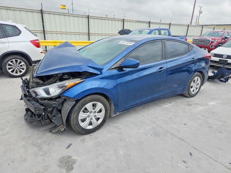 54472316 :رقم المزاد ، KMHDH4AEXGU478517 vin ، 2016 Hyundai Elantra مزاد بيع