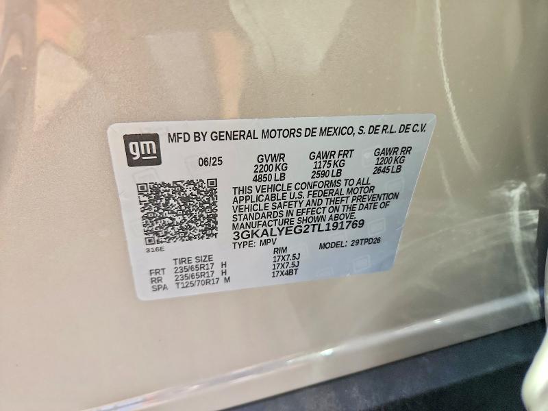 Продаж на аукціоні авто 2026 Gmc Terrain, vin: 3GKALYEG2TL191769, номер лоту: 54870136
