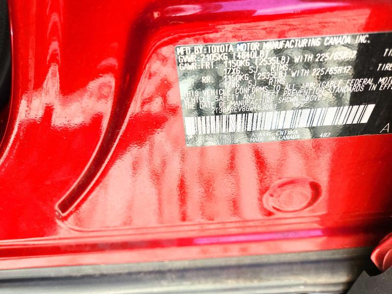 Aukcja sprzedaży 2016 Toyota Rav4, vin: 2T3BFREV8GW483081, numer aukcji: 54778396
