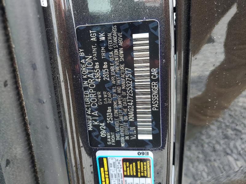 Aukcja sprzedaży 2025 Kia K5, vin: KNAG24J72S5327577, numer aukcji: 54107816