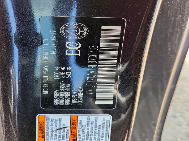 54273026 :رقم المزاد ، JF1ZNAA19H8706733 vin ، 2017 Toyota 86 مزاد بيع