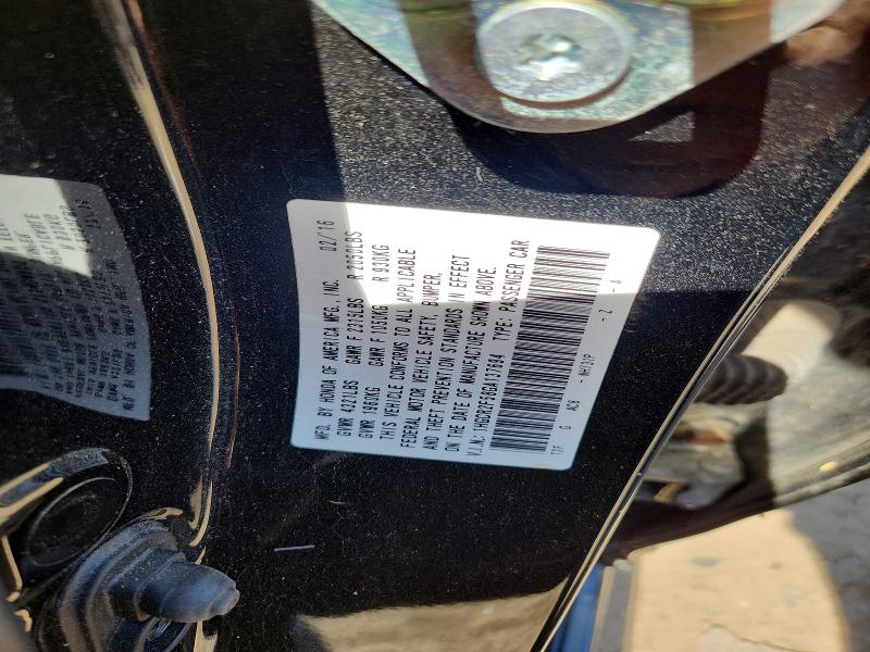 Продажа на аукционе авто 2016 Honda Accord, vin: 1HGCR2F58GA137694, номер лота: 55243416