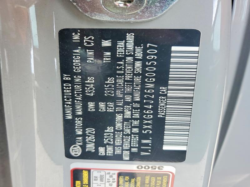 Продаж на аукціоні авто 2021 Kia K5, vin: 5XXG64J26MG005907, номер лоту: 53049646