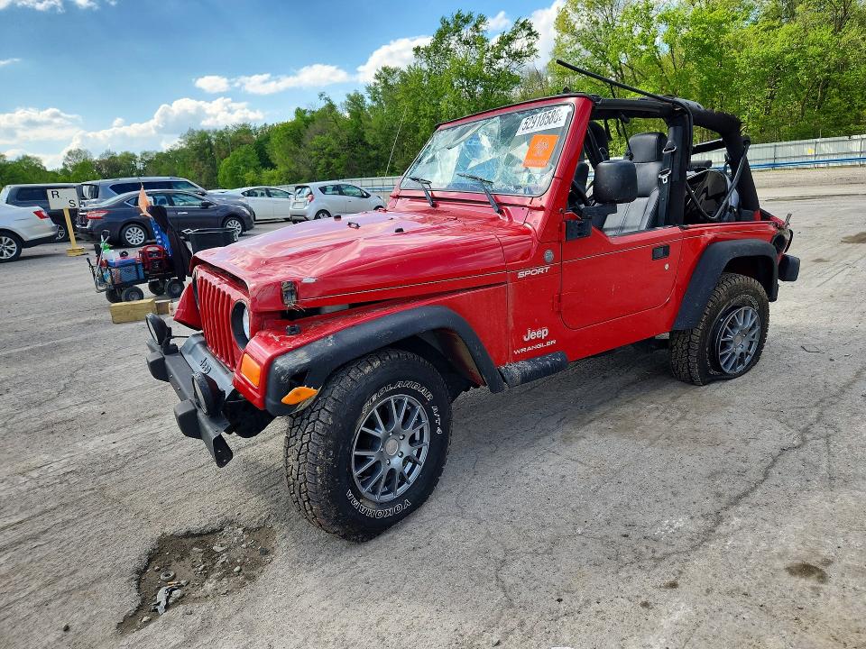2004 Jeep Wrangler / Tj მანქანა იყიდება აუქციონზე, vin: 1J4FA49S34P755458, აუქციონის ნომერი: 52918586