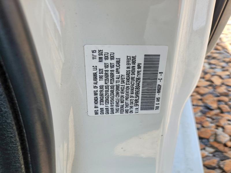 2016 Honda Odyssey მანქანა იყიდება აუქციონზე, vin: 5FNRL5H99GB044296, აუქციონის ნომერი: 55376666
