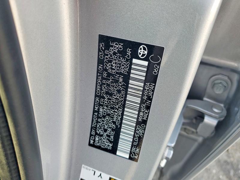 54264186 :رقم المزاد ، JTDADABU7S3028717 vin ، 2025 Toyota Prius مزاد بيع