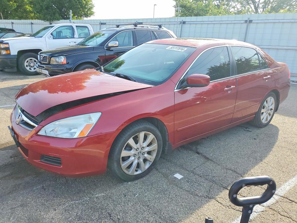 2007 Honda Accord მანქანა იყიდება აუქციონზე, vin: 1HGCM66867A066303, აუქციონის ნომერი: 55117816