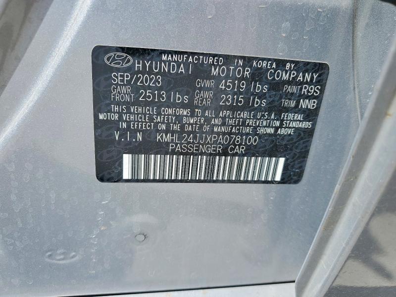 Продажа на аукционе авто 2023 Hyundai Sonata Hybrid, vin: KMHL24JJXPA078100, номер лота: 51551156