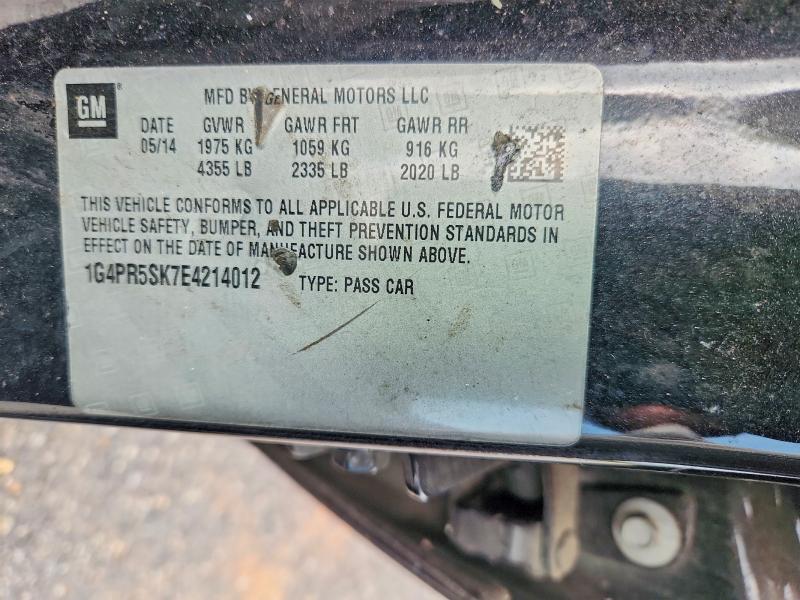 Продажа на аукционе авто 2014 Buick Verano, vin: 1G4PR5SK7E4214012, номер лота: 52554996