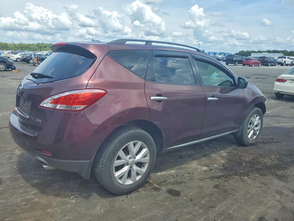 2013 Nissan Murano მანქანა იყიდება აუქციონზე, vin: JN8AZ1MU8DW200127, აუქციონის ნომერი: 54644076
