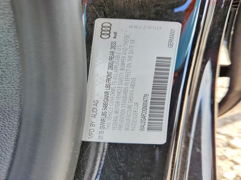 Aukcja sprzedaży 2016 Audi A7, vin: WAU2GAFC0GN004779, numer aukcji: 54559616