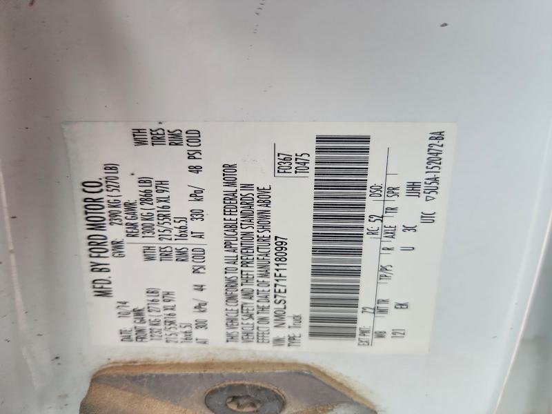 Продаж на аукціоні авто 2015 Ford Transit, vin: NM0LS7E71F1180997, номер лоту: 54155526