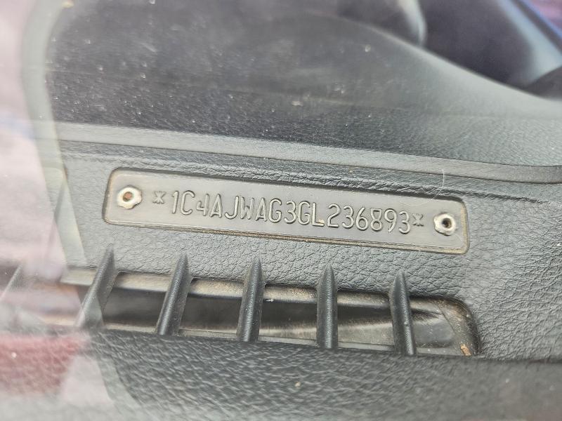 Продаж на аукціоні авто 2016 Jeep Wrangler, vin: 1C4AJWAG3GL236893, номер лоту: 53768566