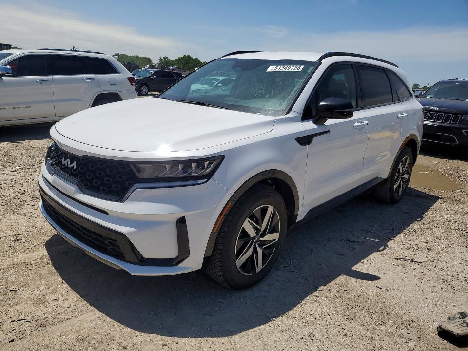 2022 Kia Sorento მანქანა იყიდება აუქციონზე, vin: 5XYRL4LC1NG127661, აუქციონის ნომერი: 54349786