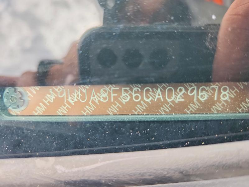 53788646 :رقم المزاد ، 19UUA8F56CA029678 vin ، 2012 Acura Tl مزاد بيع