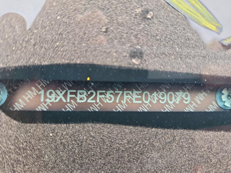 54708766 :رقم المزاد ، 19XFB2F57FE019079 vin ، 2015 Honda Civic مزاد بيع