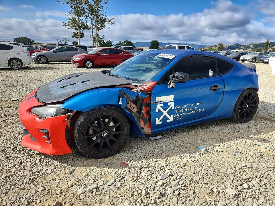Auction sale of the 2017 Toyota 86, vin: JF1ZNAA16H8708780, lot number: 55044036