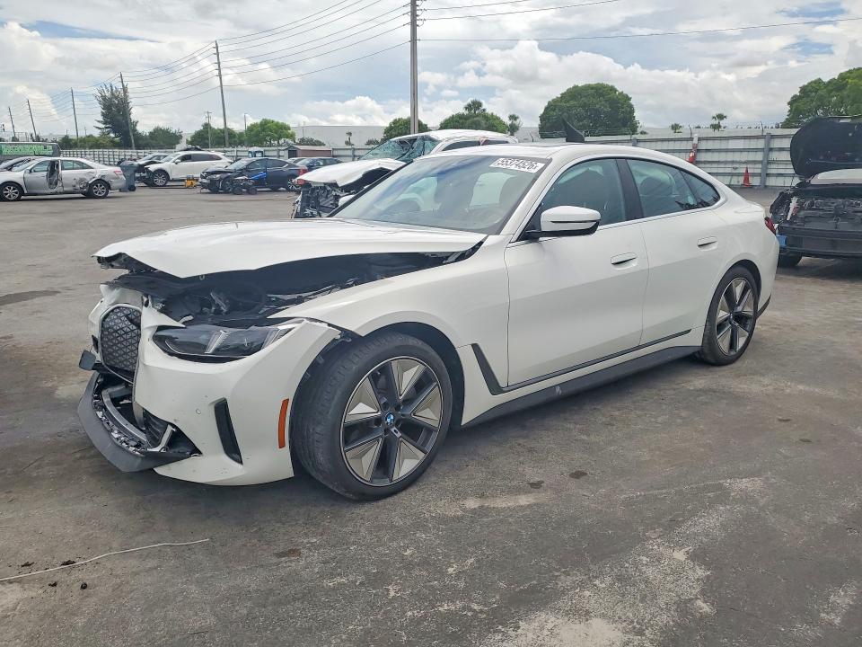 2025 Bmw I4 მანქანა იყიდება აუქციონზე, vin: WBY23HD06SFV61214, აუქციონის ნომერი: 55374526