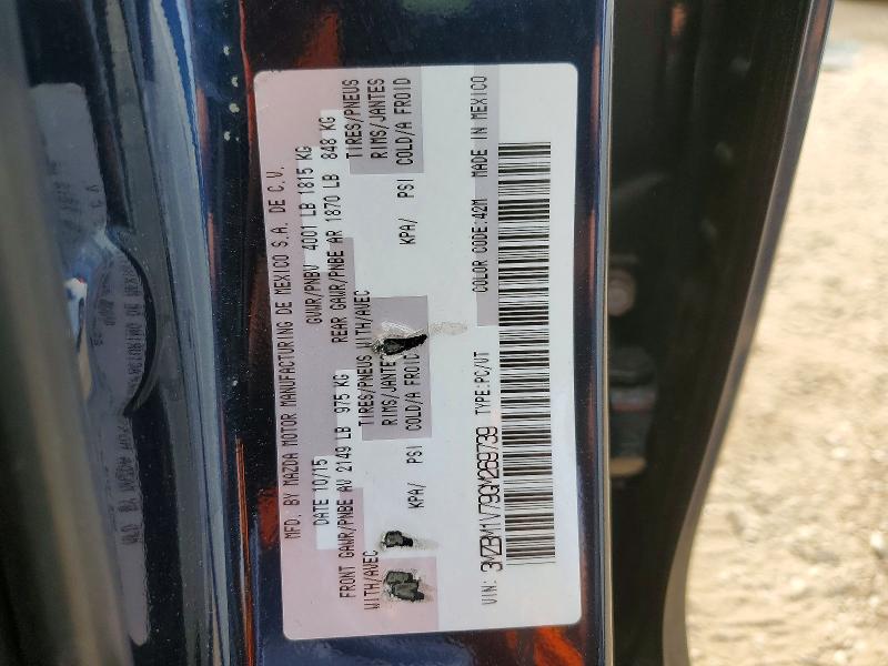 Продажа на аукционе авто 2016 Mazda 3, vin: 3MZBM1V79GM269739, номер лота: 54894136