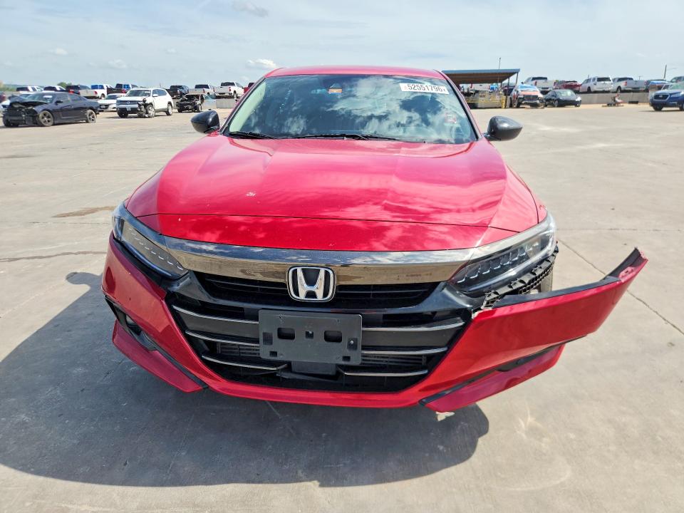52551796 :رقم المزاد ، 1HGCV1F47MA000254 vin ، 2021 Honda Accord مزاد بيع