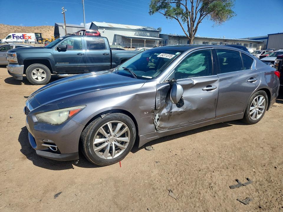 Auction sale of the 2014 Infiniti Q50, vin: JN1BV7AP0EM676935, lot number: 55632576