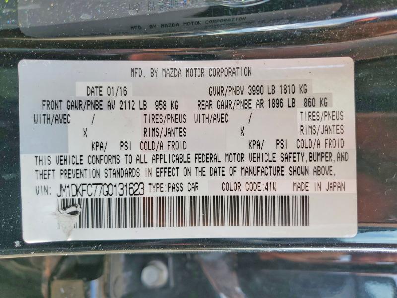 Aukcja sprzedaży 2016 Mazda Cx-3, vin: JM1DKFC77G0131623, numer aukcji: 55368066