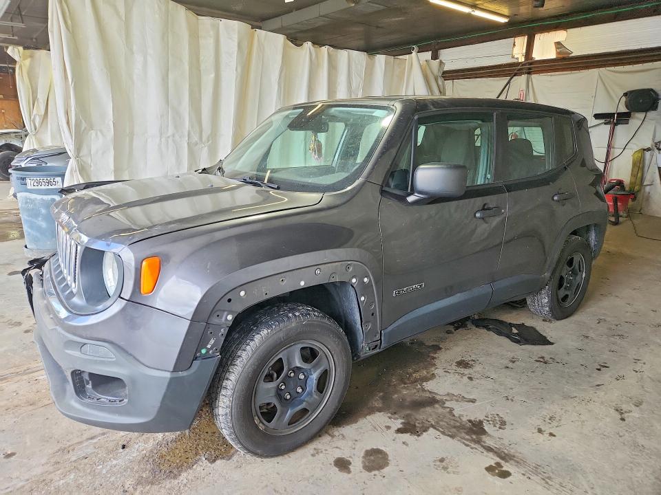Продажа на аукционе авто 2018 Jeep Renegade, vin: ZACCJBAB8JPH65782, номер лота: 53843456