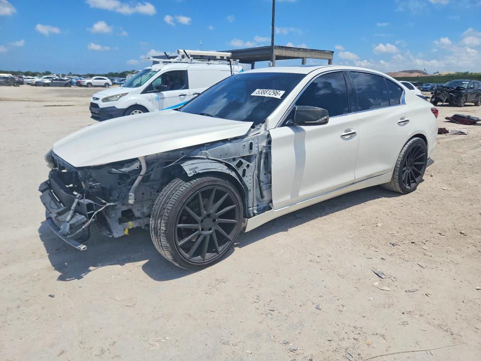 Aukcja sprzedaży 2014 Infiniti Q50, vin: JN1BV7AR1EM693292, numer aukcji: 53881296