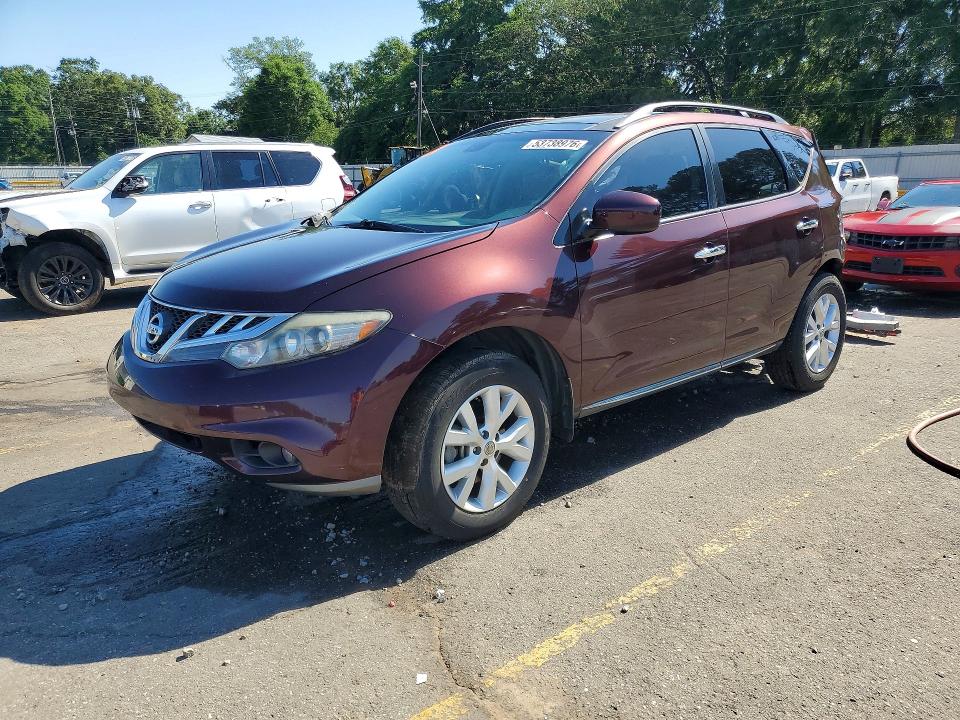 53738976 :رقم المزاد ، JN8AZ1MU5EW412016 vin ، 2014 Nissan Murano مزاد بيع