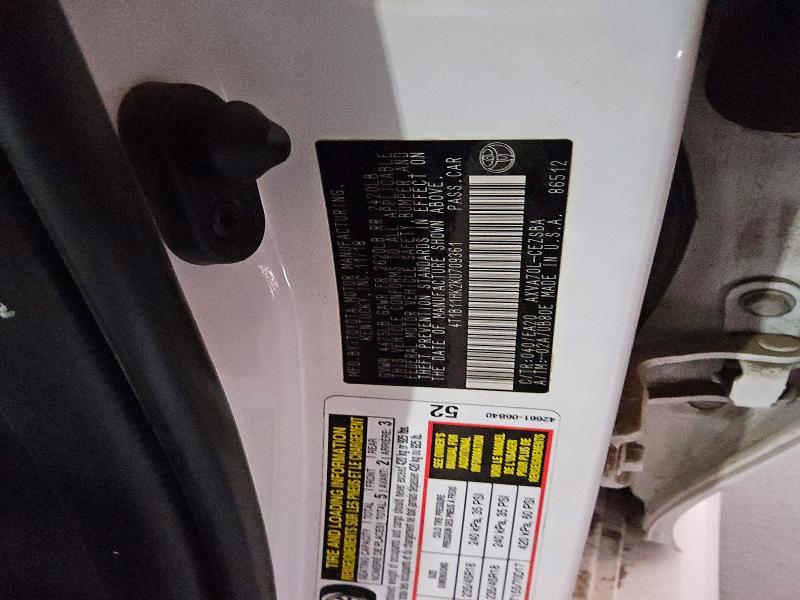 Aukcja sprzedaży 2019 Toyota Camry, vin: 4T1B11HK2KU709361, numer aukcji: 53057246