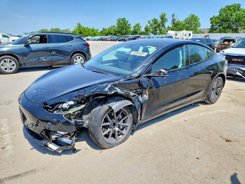 Продажа на аукционе авто 2023 Tesla Model 3, vin: 5YJ3E1EA7PF448981, номер лота: 53686806