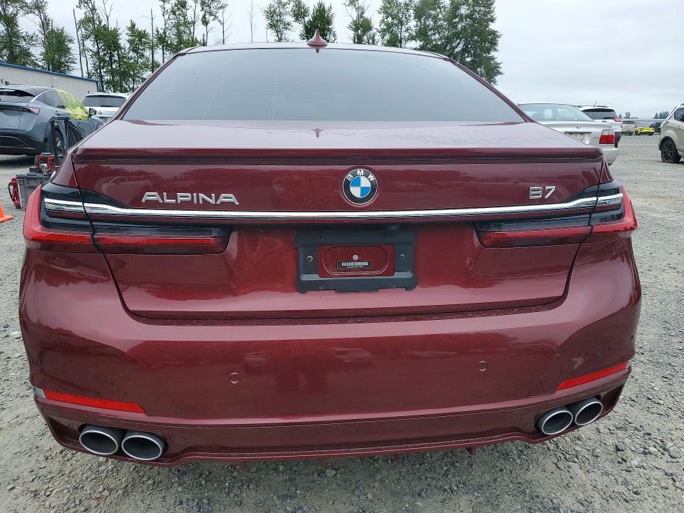 54452526 :رقم المزاد ، WBA7U2C13MCG12040 vin ، 2021 Bmw Alpina B7 مزاد بيع