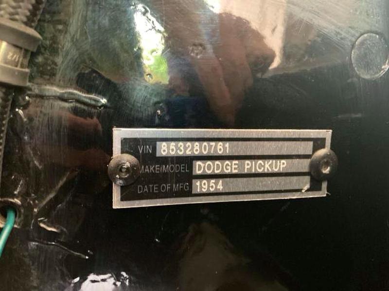 54356636 :رقم المزاد ، 853280761 vin ، 1954 Dodge D100 مزاد بيع