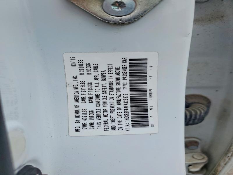 2015 Honda Accord მანქანა იყიდება აუქციონზე, vin: 1HGCR2F84FA129875, აუქციონის ნომერი: 51830416