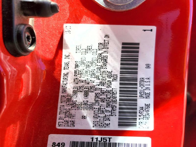 Продажа на аукционе авто 2014 Toyota Tundra, vin: 5TFRM5F18EX070577, номер лота: 52881576