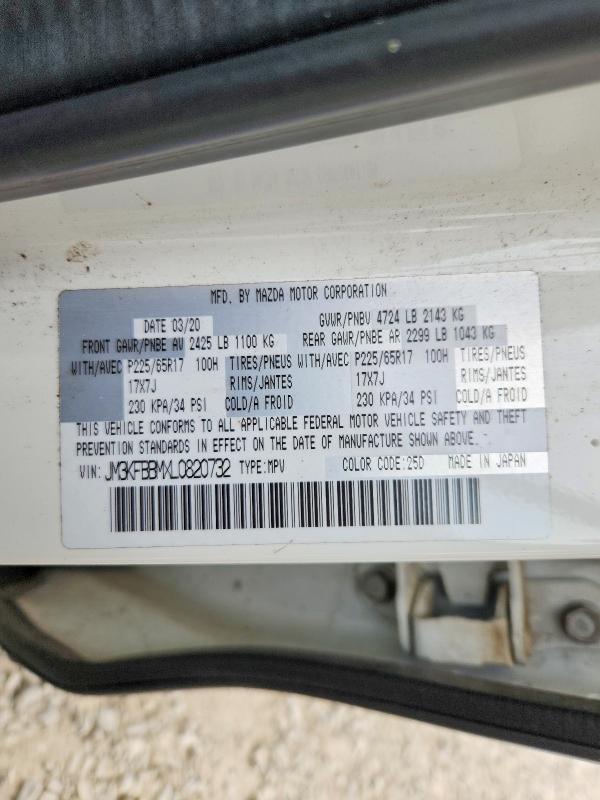 Продажа на аукционе авто 2020 Mazda Cx-5, vin: JM3KFBBMXL0820732, номер лота: 52197436