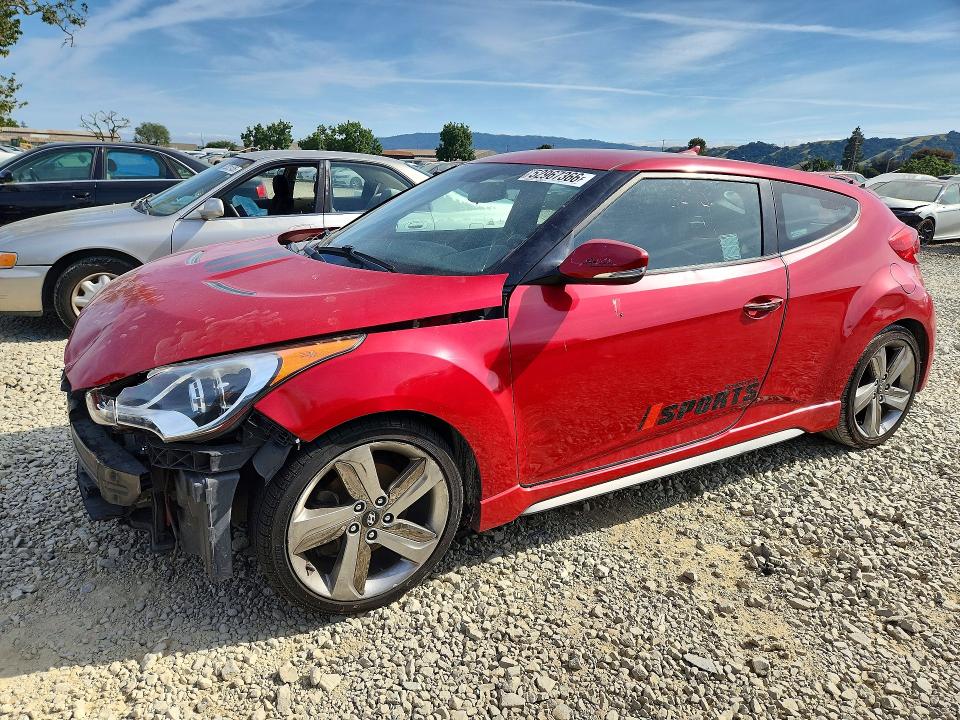 52967366 :رقم المزاد ، KMHTC6AE2DU128218 vin ، 2013 Hyundai Veloster مزاد بيع