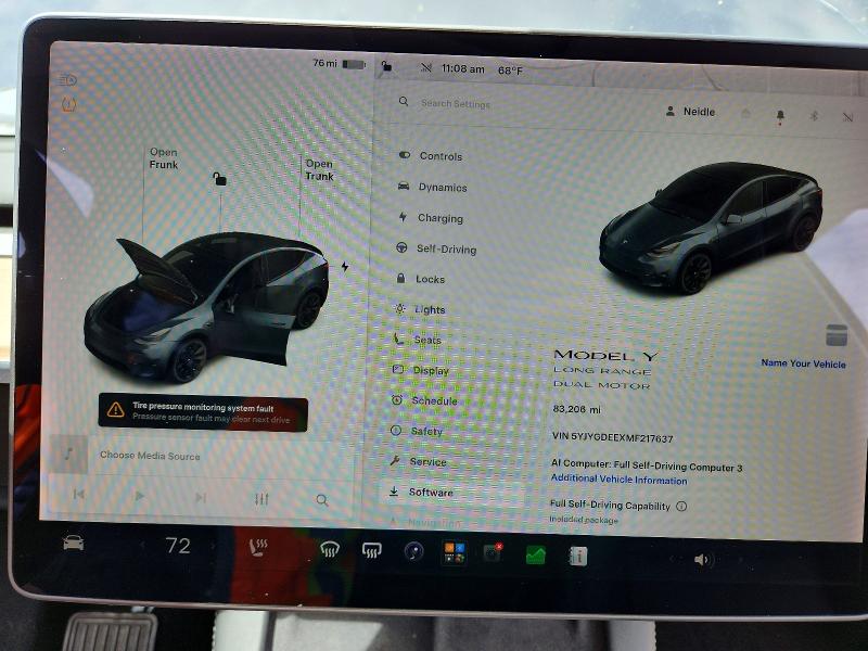 Aukcja sprzedaży 2021 Tesla Model Y, vin: 5YJYGDEEXMF217637, numer aukcji: 53553596