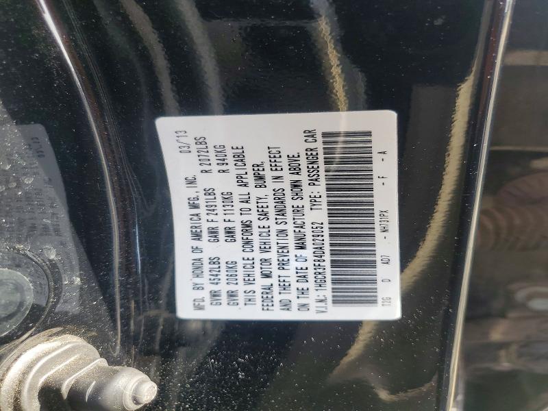Продаж на аукціоні авто 2013 Honda Accord, vin: 1HGCR3F84DA029052, номер лоту: 55065886